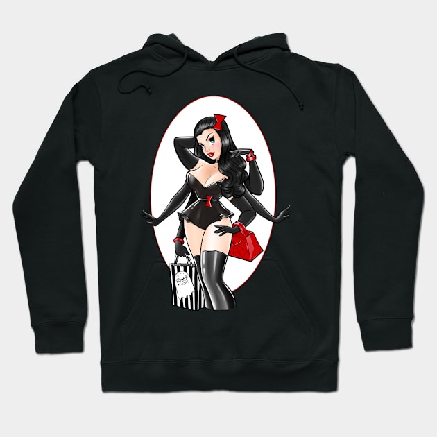 Spiderbabe Hoodie by Becca Whitaker